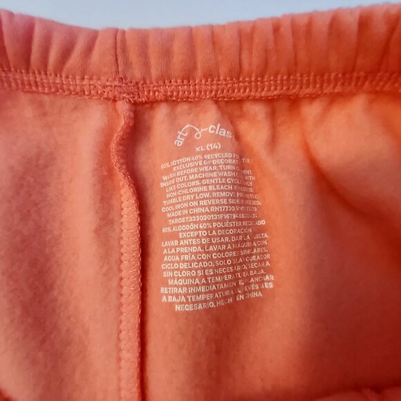 Art Class Kids Coral Elastic Waist Drawstring Shorts  Size XL  (14/16) - Picture 6 of 6